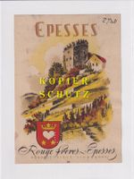 Etikette - Epesses 1961 (gelocht) /bd