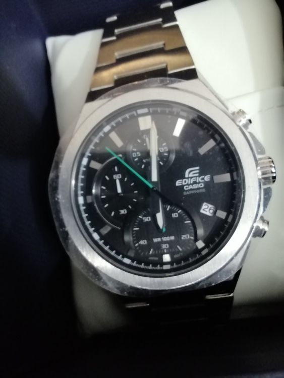 Montre Chronographe Sport LOUIS PION - Boîtier Acier 45mm, Cadran Noir/orange - Neuf Sans étiquette