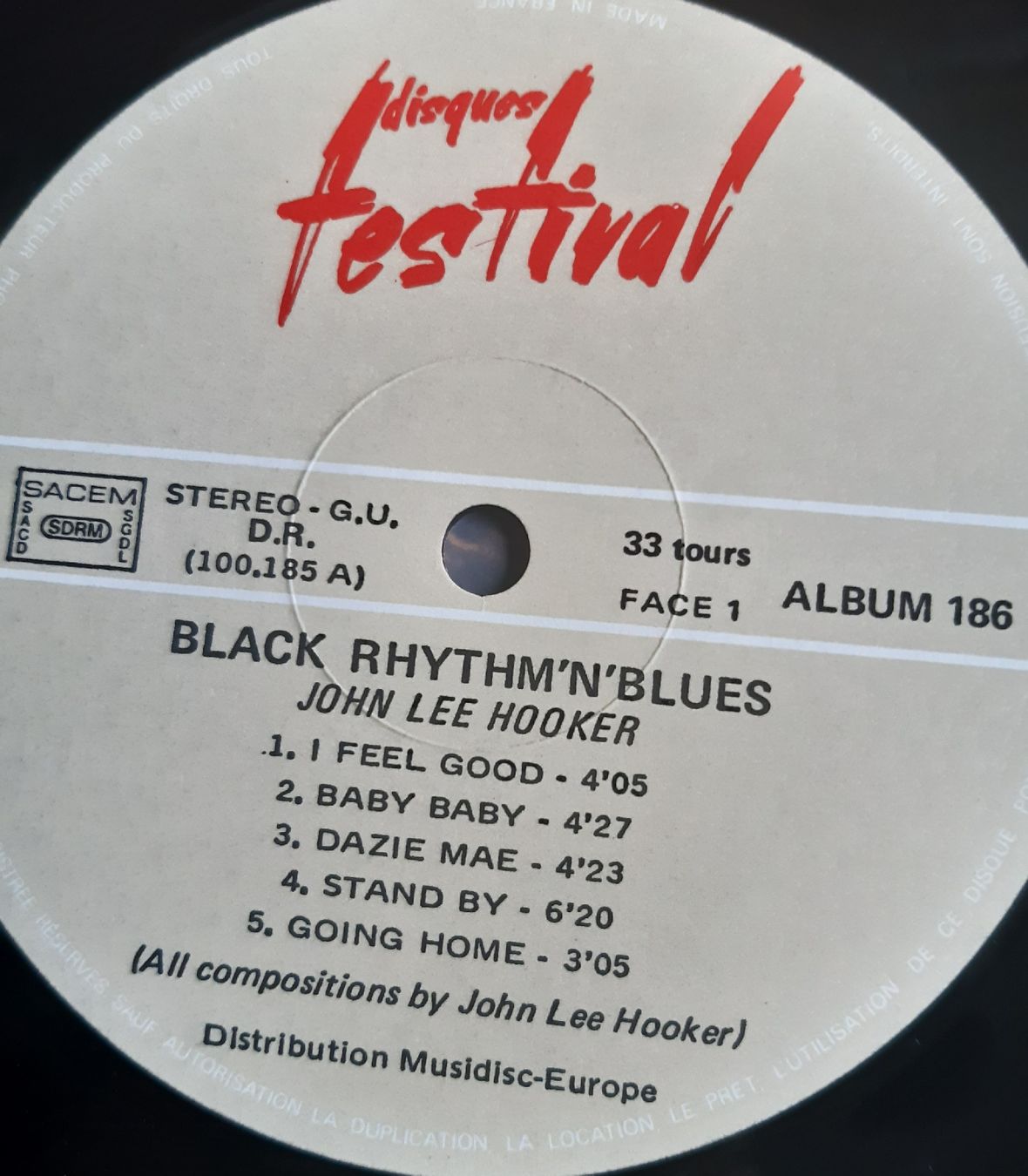 Dischi in vinile: JOHN LEE HOOKER: Black rhythm' n' blues – Usato da Frick venduto da kyb_yq8h 6
