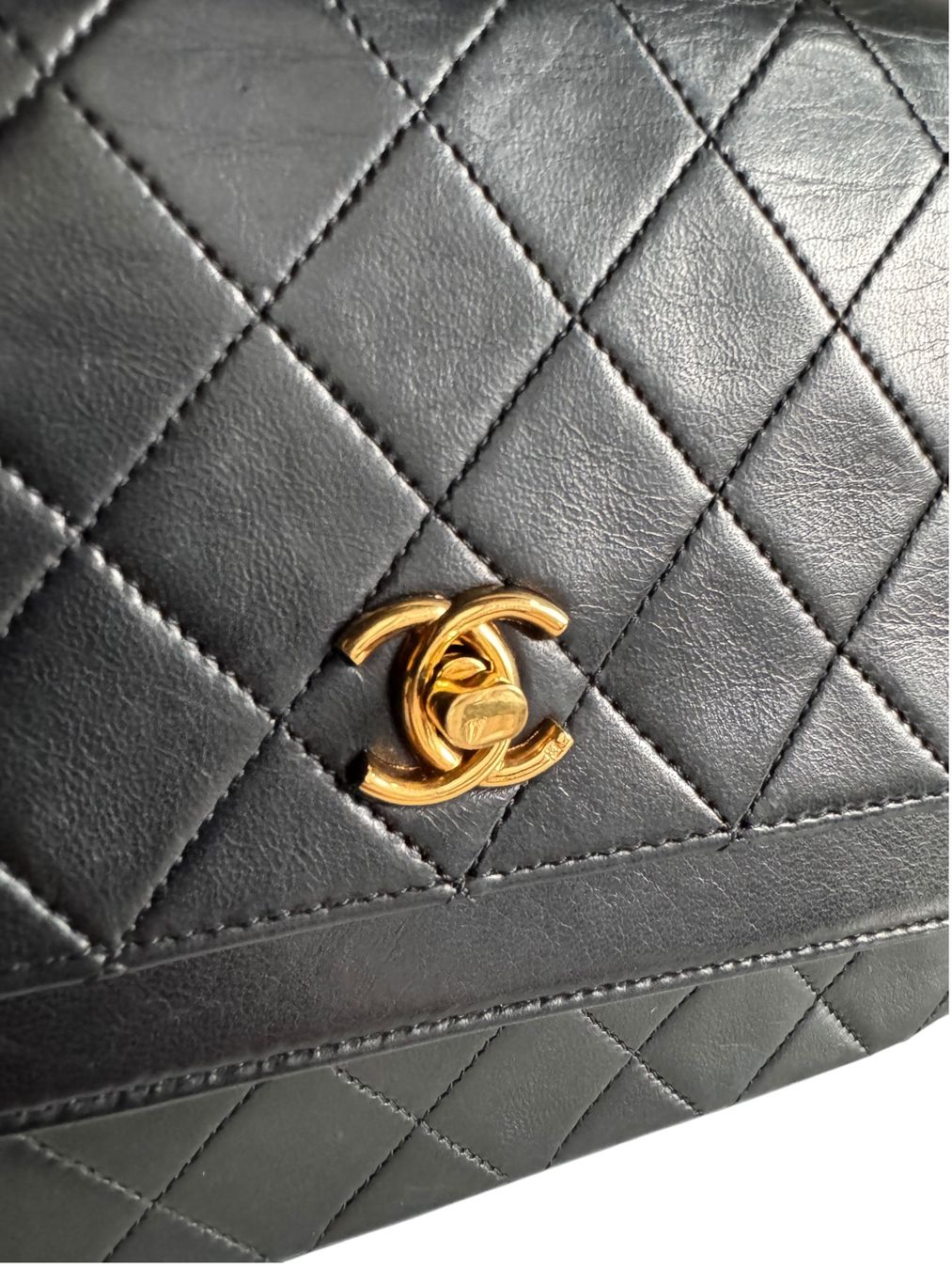 Chanel Borse da donna: CHANEL Lambskin Half Moon Double Flap Tasche – Usato da Kriens venduto da hannaandkiko 6