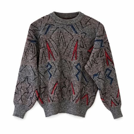 Vintage Pullover / Sweater Patterned - Size M / L