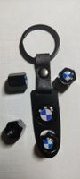 Ventilkappen Schwarz mit BMW Logo