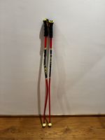 Leki GS Stöcke gekrümmt 115 cm gelb rot