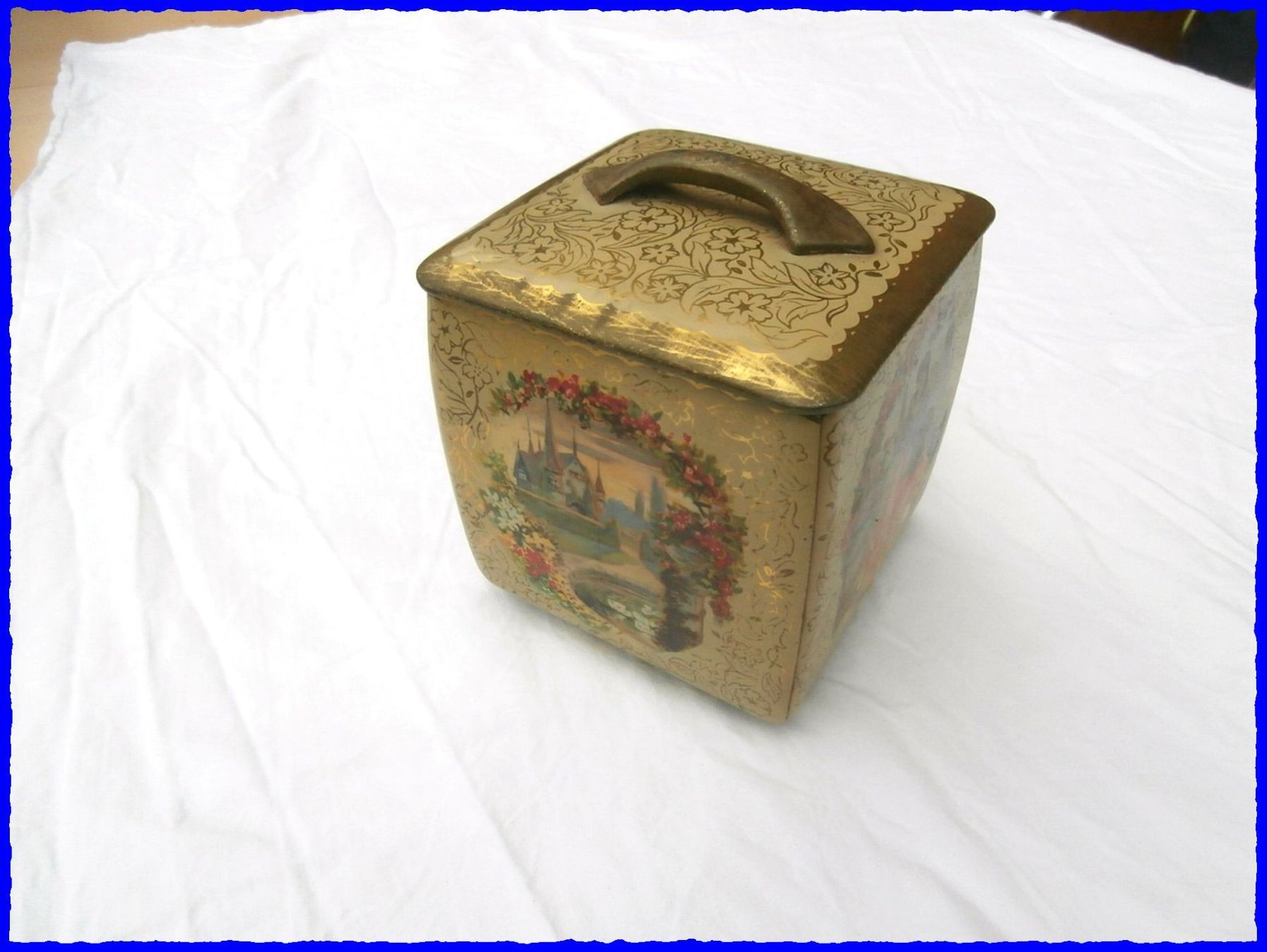 Barattoli: alte Blechdose "CEYLON D`OR" - Tee-Import G.Beutter AG, Bern – Usato da Worblaufen venduto da Re_mo81 1