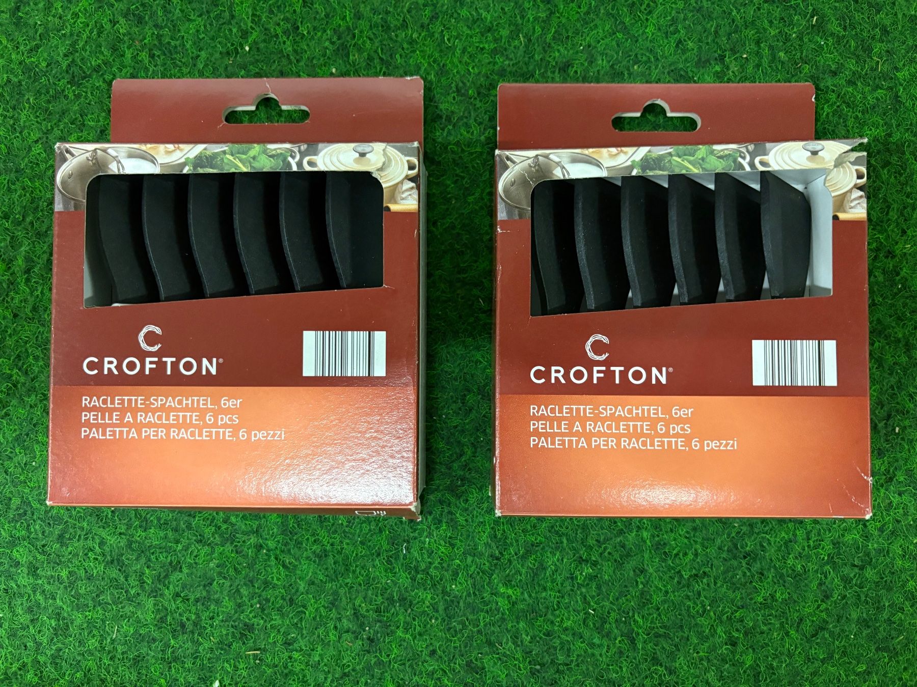 Set di piatti: Raclette-Spachtel Crofton 6er Pack neu – Nuovo e nell'imballaggio originale da Andhausen venduto da Resch89