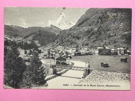 Zermatt et le Mont Cervin (Matterhorn) - 1910