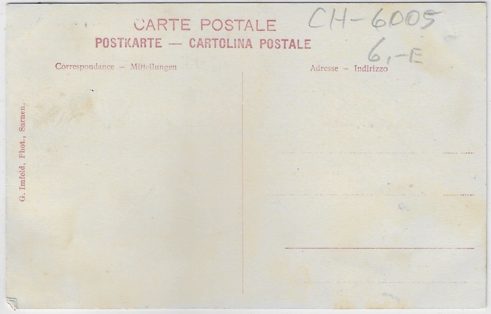 Cartoline postali: St. Niklausen OW - Kaplanei-Wirtschaft – Antico da Ettingen venduto da Kartenplanet 1
