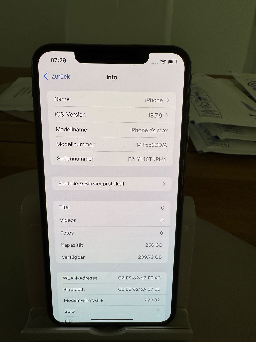 Apple Handys / Smartphones: iPhone XS Max – Gebraucht aus Adliswil von Busys 1