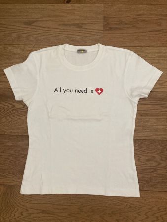 Damen T-Shirt Swiss, Baumwolle