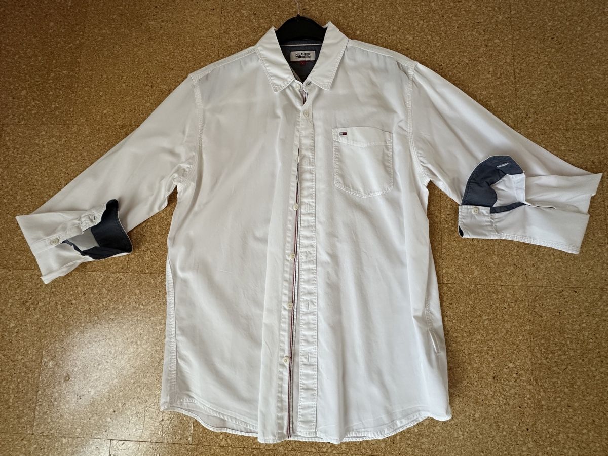 Tommy Hilfiger Camicie: Leichtes Hemd Tommy Hilfiger, weiss  – Usato da Rumlikon venduto da sch_dcq9