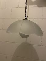Vintage Hängelampe, Glas, Landhausstil, Top Zustand!