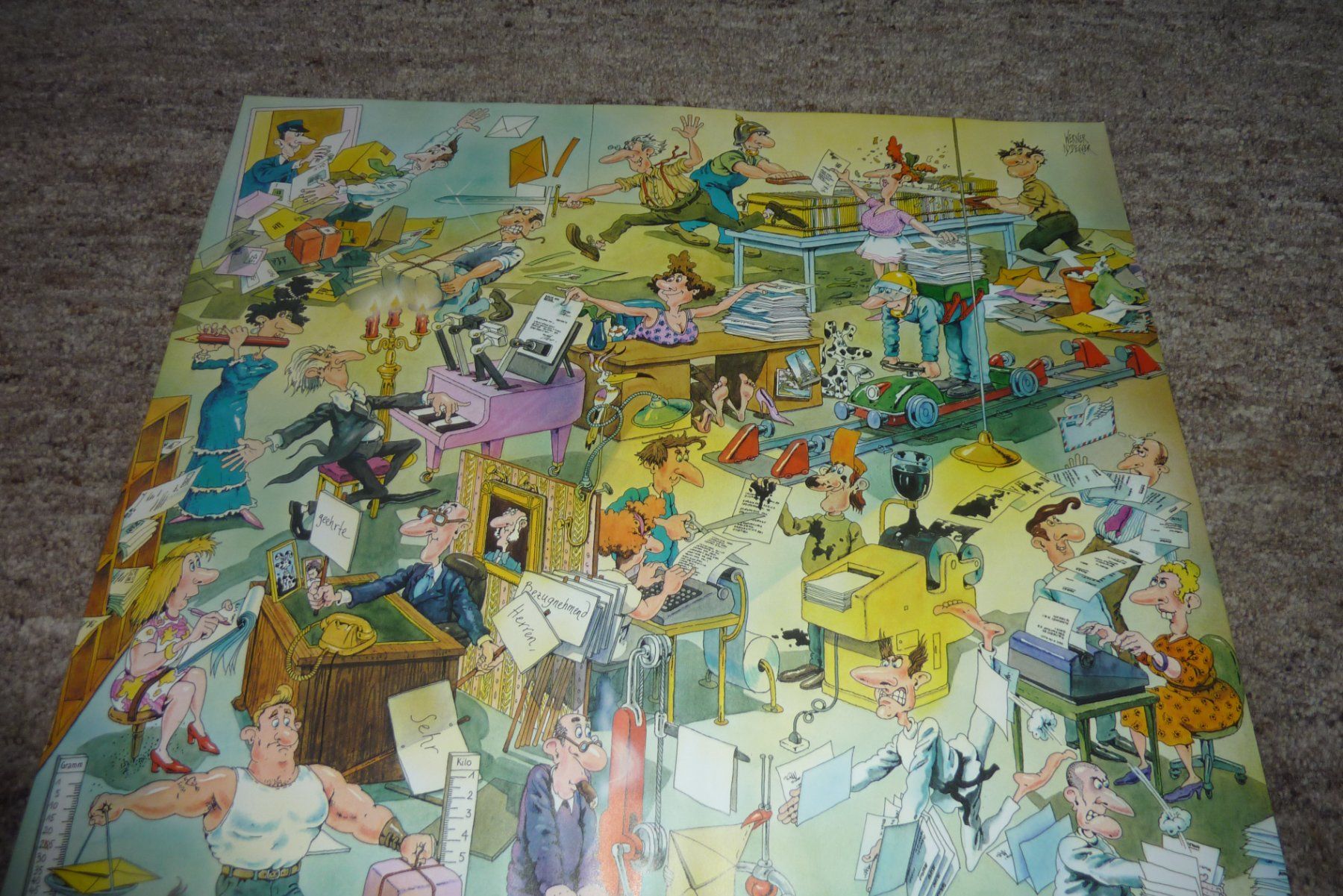 Foto & Immagini: Plakat,Post,Tarife 1984, Hasler, Poster, Nydegger Werner – Usato da Lausen venduto da akira003 1