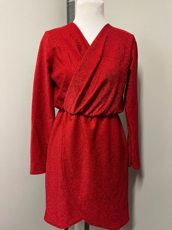 Glitzer-Kleid, Dehnbar, Gr. S-M, NP 79.-