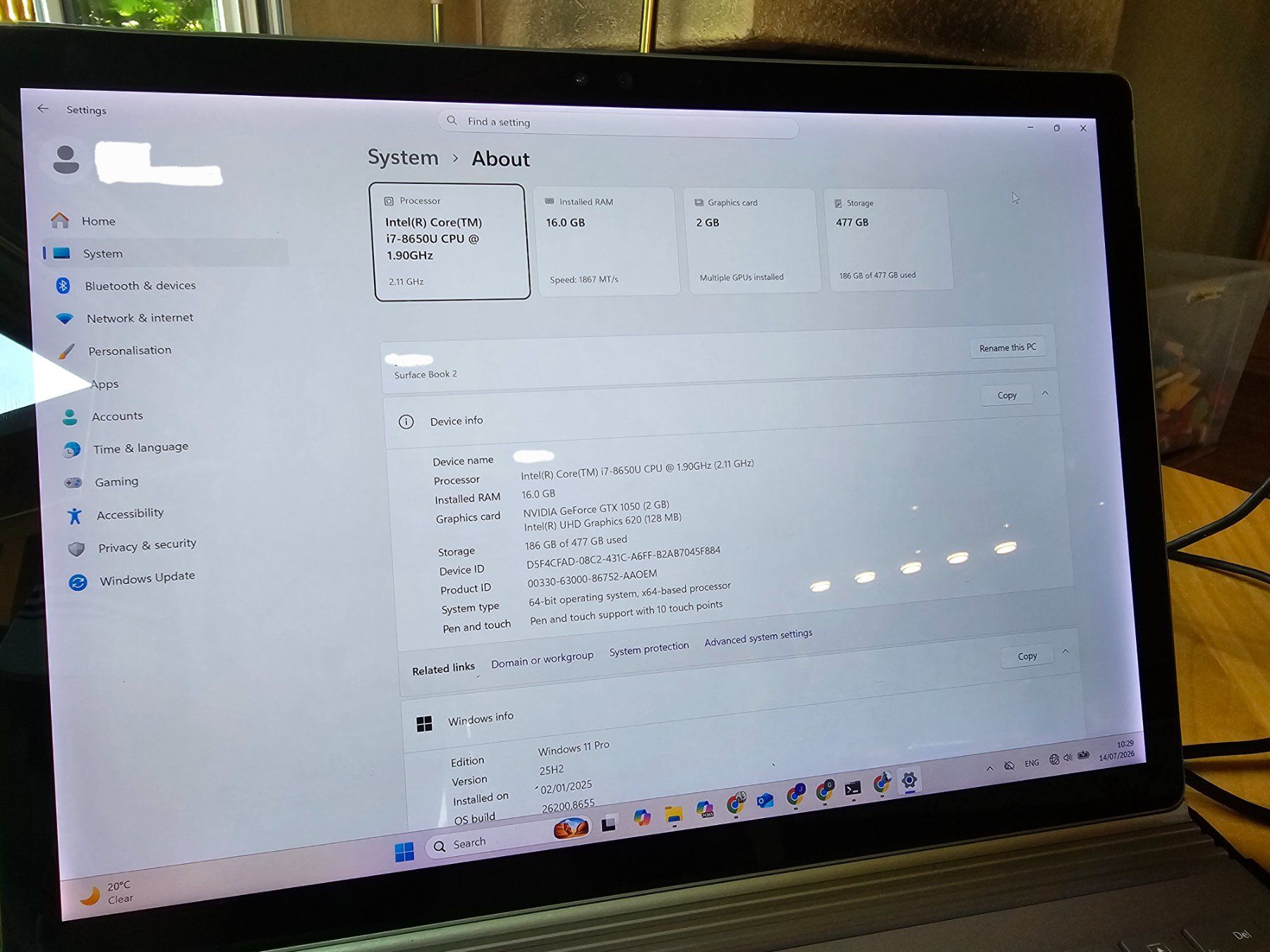 Microsoft Notebooks: Microsoft Surface Book 2 – Gebraucht aus Eglisau von rob_2c7p 2