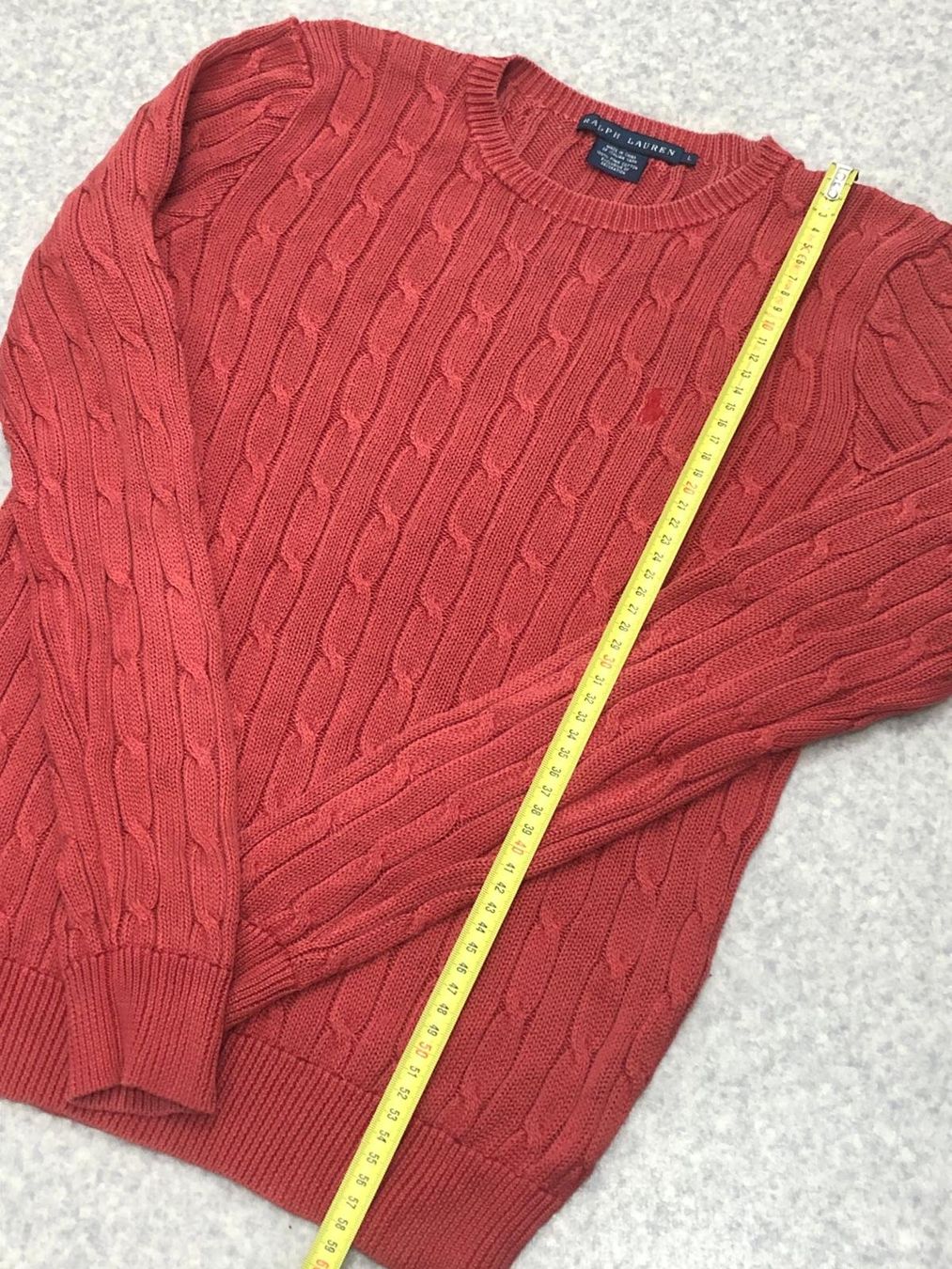 Ralph Lauren Pullover & Sweatshirts: Pull torsadé Ralph Lauren Taille S Orange Rouge – Neu (gemäss Beschreibung) aus Genève von leb_5j62 4