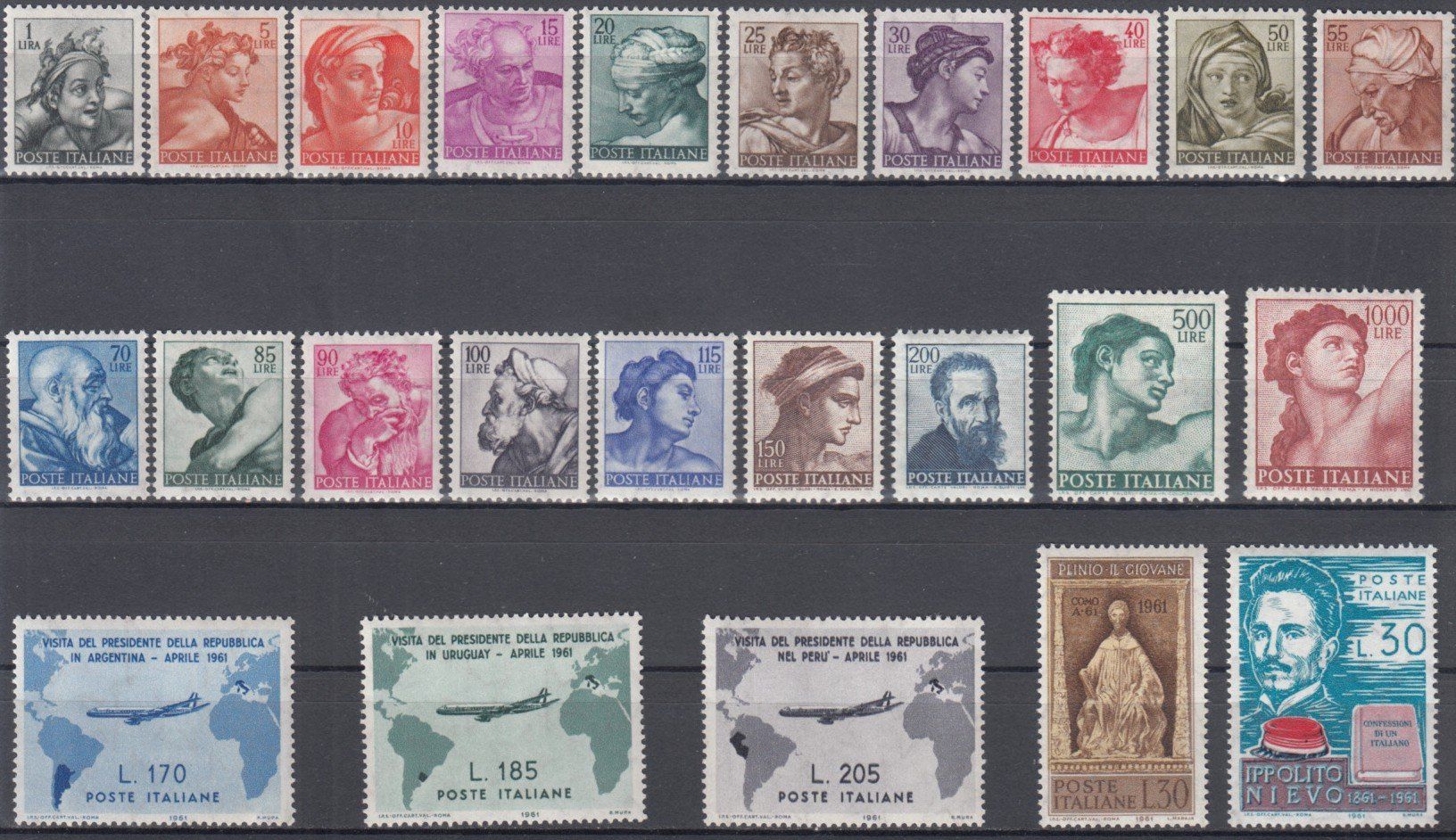 Tous les timbres: Italien 1961 postfrisch – D'occasion à Bürglen TG par StampGraf 1