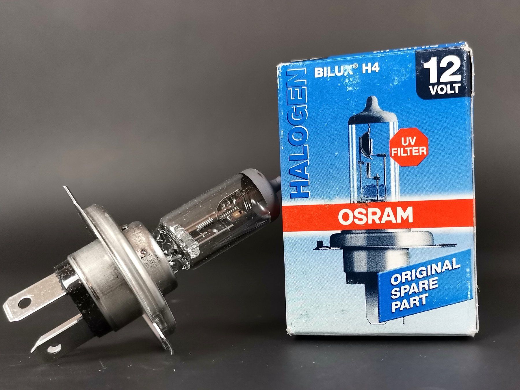 Fari: OSRAM Halogen Bilux H 4 Birne 12 Volt – Usato da Schaffhausen venduto da Restwert_SH