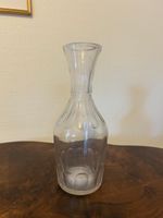 Glaskaraffe Vintage mit Rillenmuster