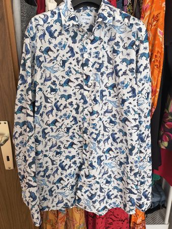 Coole Bluse aus Baumwolle neuwertig 