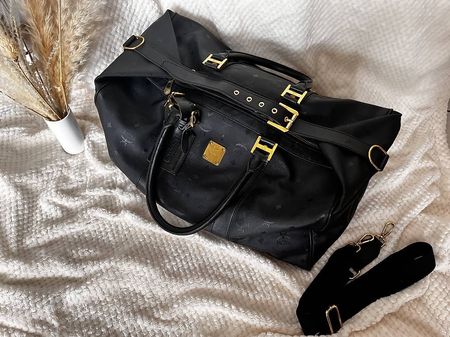 MCM Reisetasche Weekender Schwarz