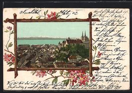 Neuchatel, Blick über die Dächer auf d