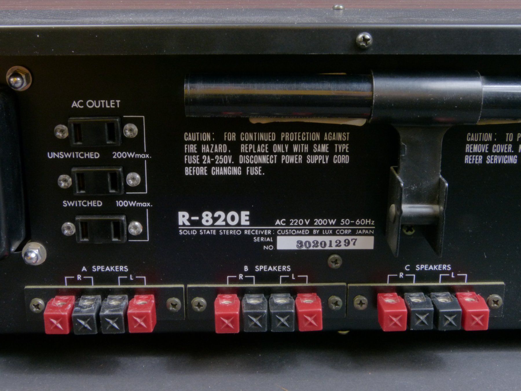 Luxman Receiver: Luxman R-820 Solid State Stereo Receiver/Amplifier. Legende! – Gebraucht aus Rheineck von mur.man 8