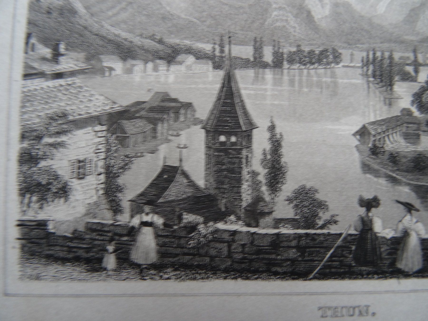Incisioni: Bern  Thun Stahlstich um 1840 – Usato da Safnern venduto da Wstussi 1