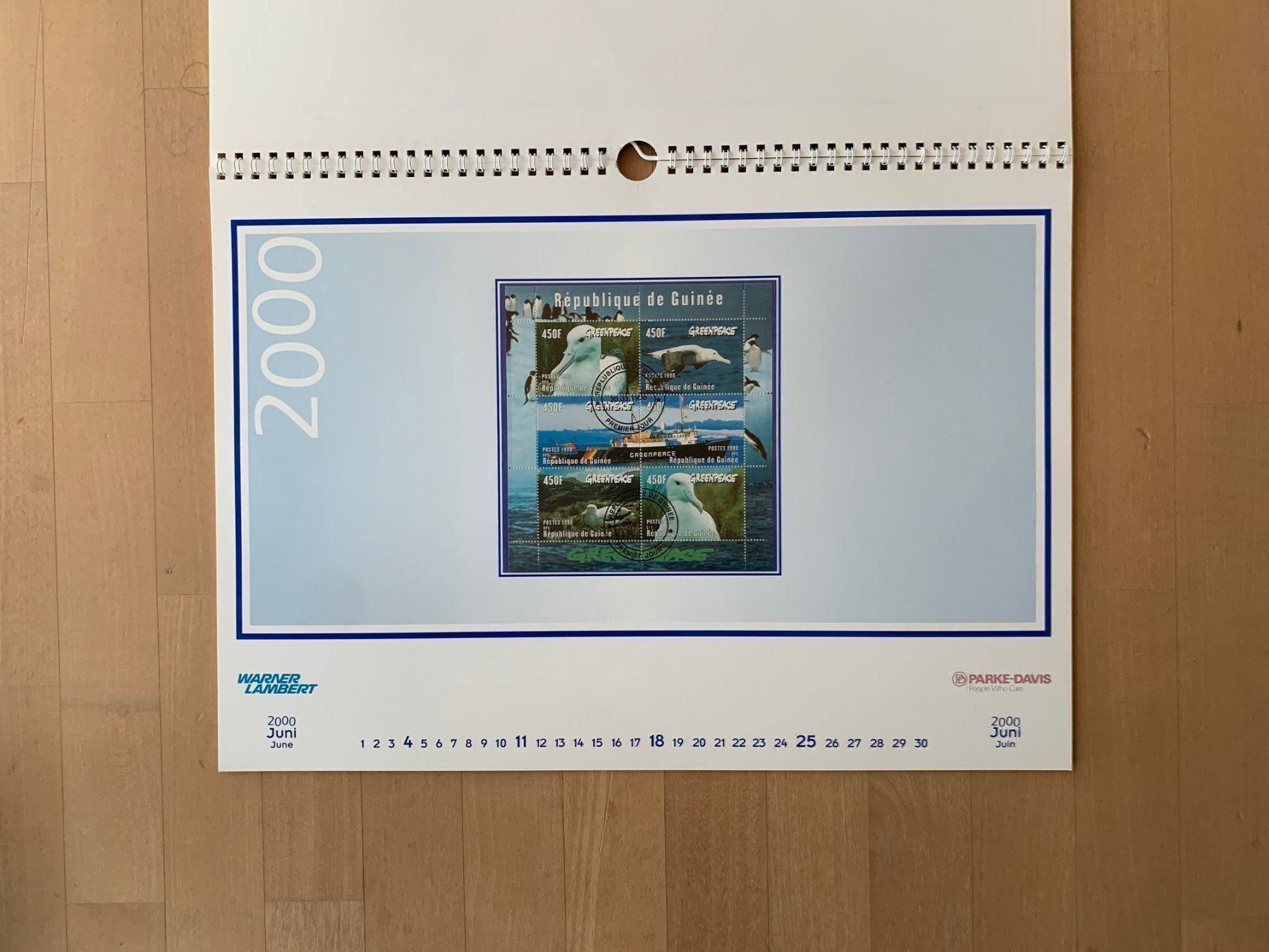 Tutti i francobolli: Briefmarkenkalender 2000 – Usato da Zollikon venduto da Xblanka 7
