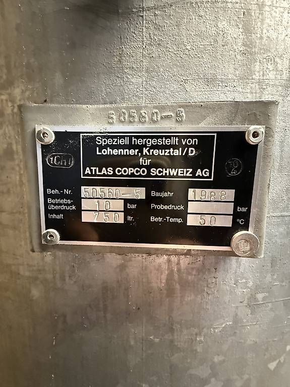 Atlas Copco Compressori: Atlas Copco Schraubenkompressor mit externem Luftkessel – Usato da Liestal venduto da Golf227 2