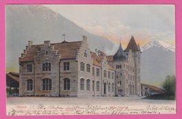 Glarus gel 1904 Neuer Bahnhof