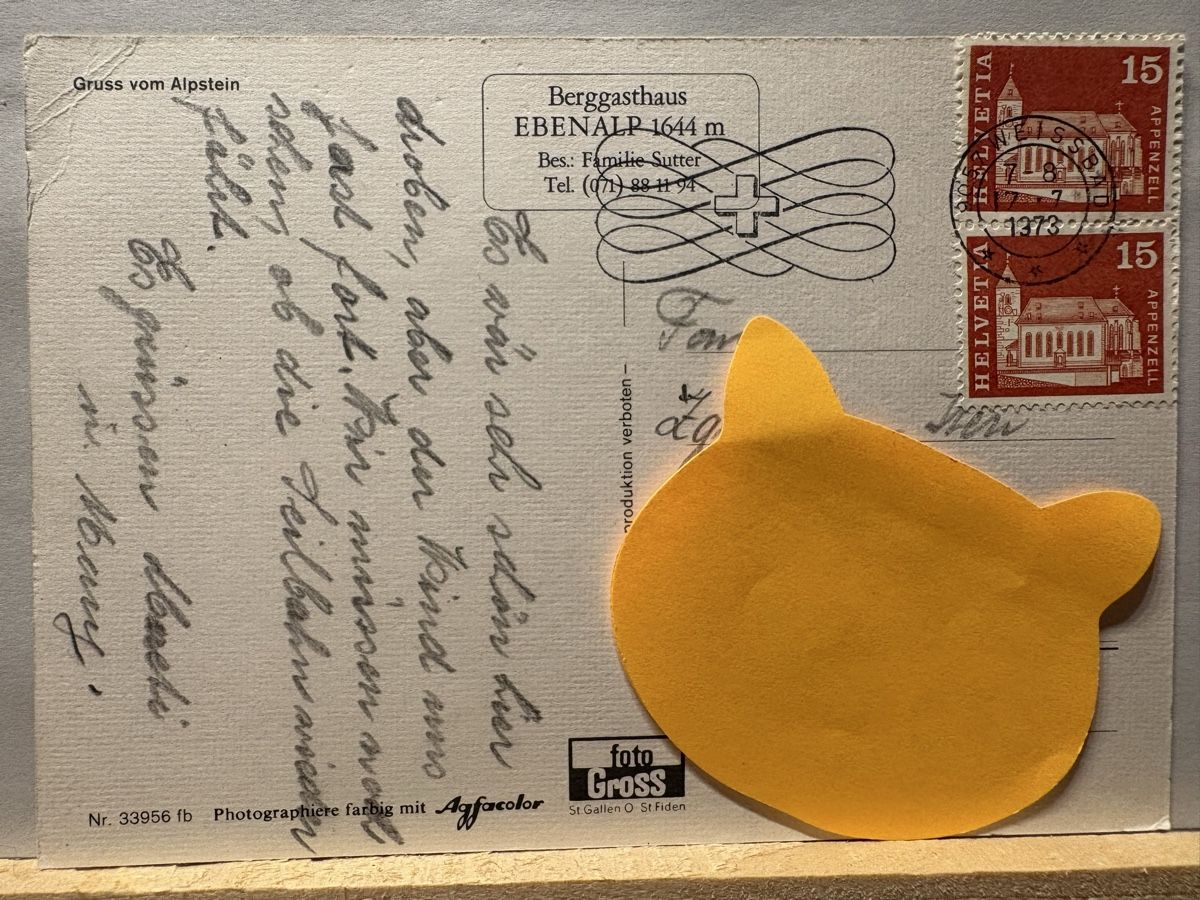 Cartoline postali: AK von Alpstein – Usato da Rümlang venduto da Kartenpost1 1