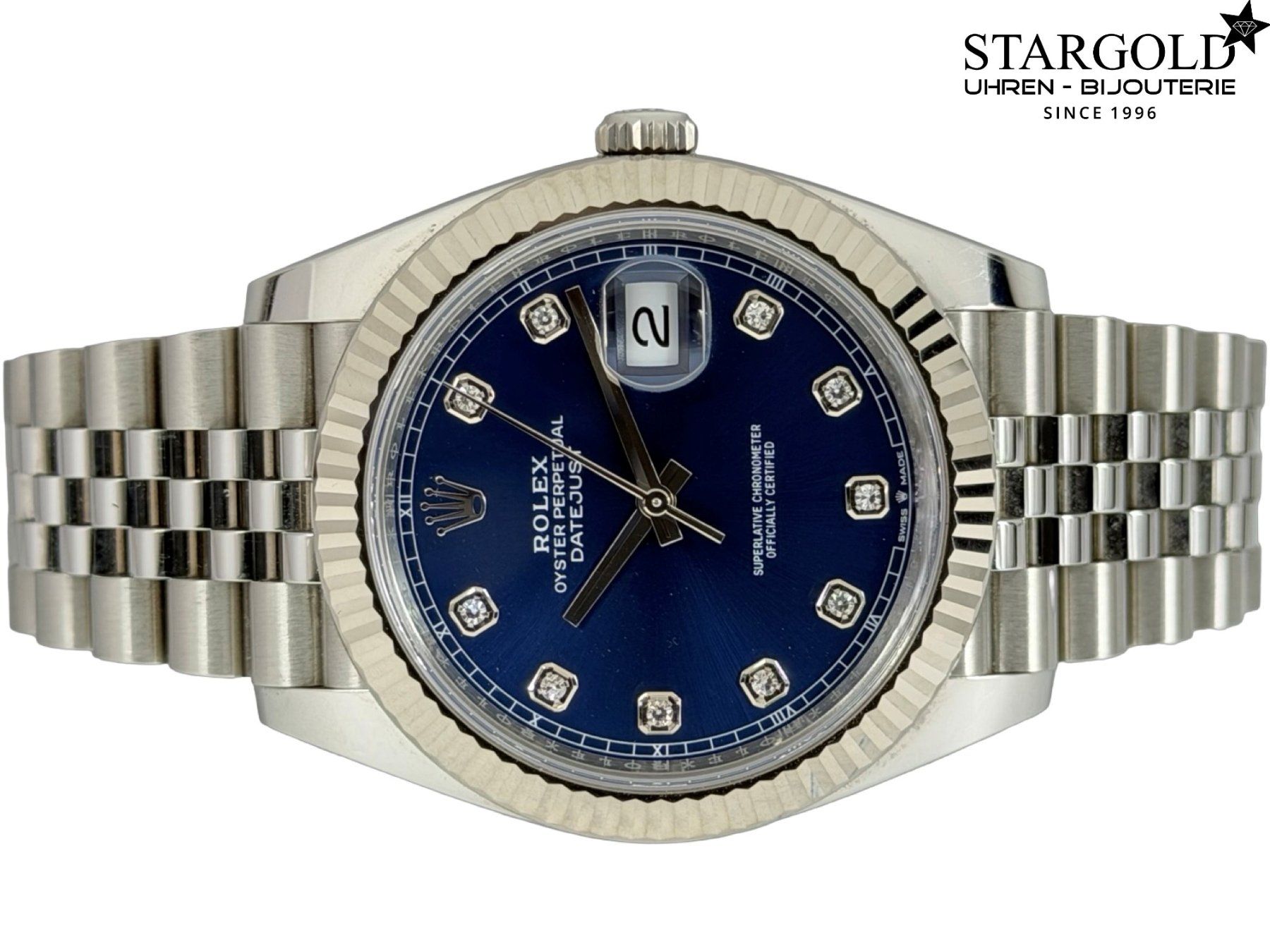 Rolex Orologi: Rolex Datejust 41 mit Diamanten - 126334 – Usato da Zürich venduto da Stargold-Uhren 3