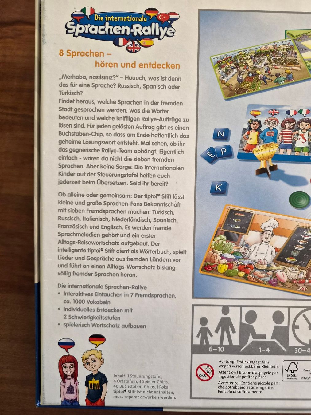 Ravensburger Jeux: Tiptoi Spiel "Die internationale Sprachen-Rallye" – D'occasion à Giswil par monimaus08 3