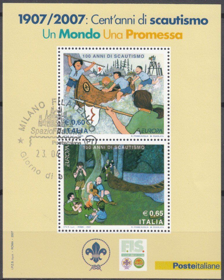 Tutti i francobolli: Italien 2007 mit ET – Usato da Bürglen TG venduto da StampGraf 4
