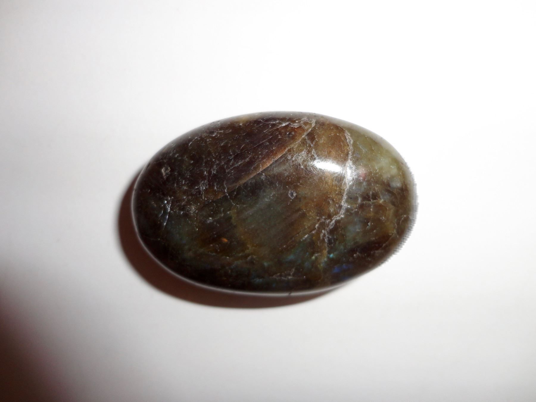 Mineralien & Heilsteine: Labradorit Heilstein/Handschmeichler – Neu (gemäss Beschreibung) aus Biberist von Steine 1