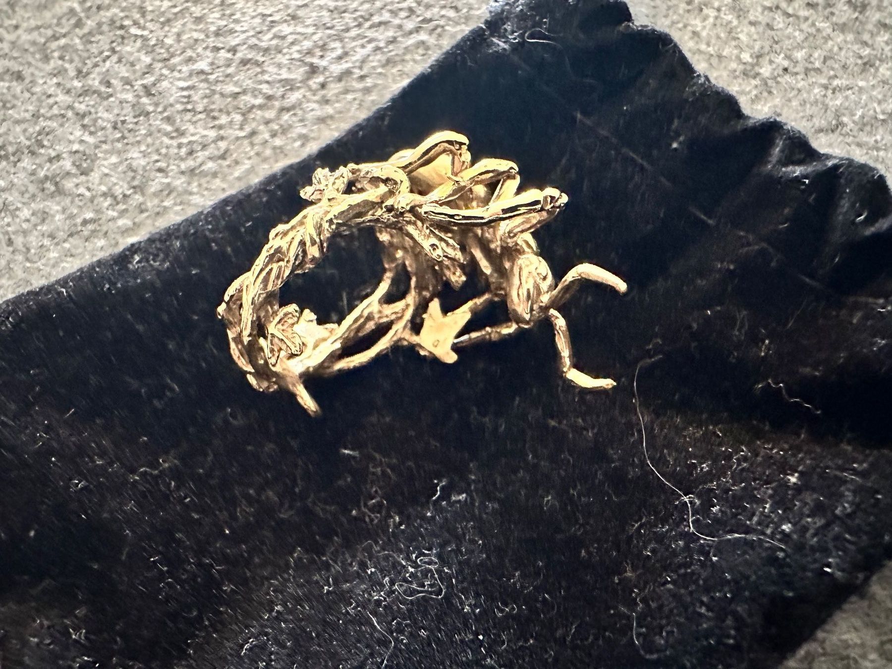 Anelli: BERNARD DELETTREZ very rare bronze ant ring – Nuovo (secondo la descrizione) da Lausanne venduto da kuroneko86 1