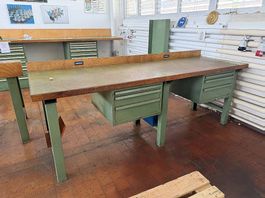 Lista Werkbank (8051) mit 2 Schubladenstock 250x80x89cm