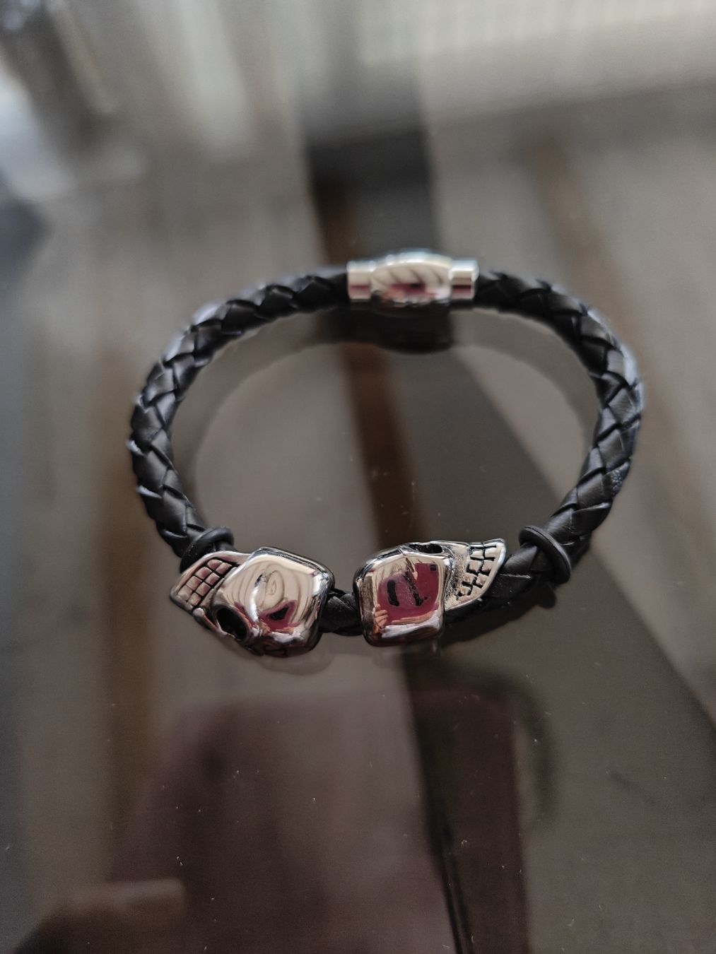 Armbänder & -reifen: Totenkopf Armband Leder – Neu (gemäss Beschreibung) aus Adelboden von Markusandra