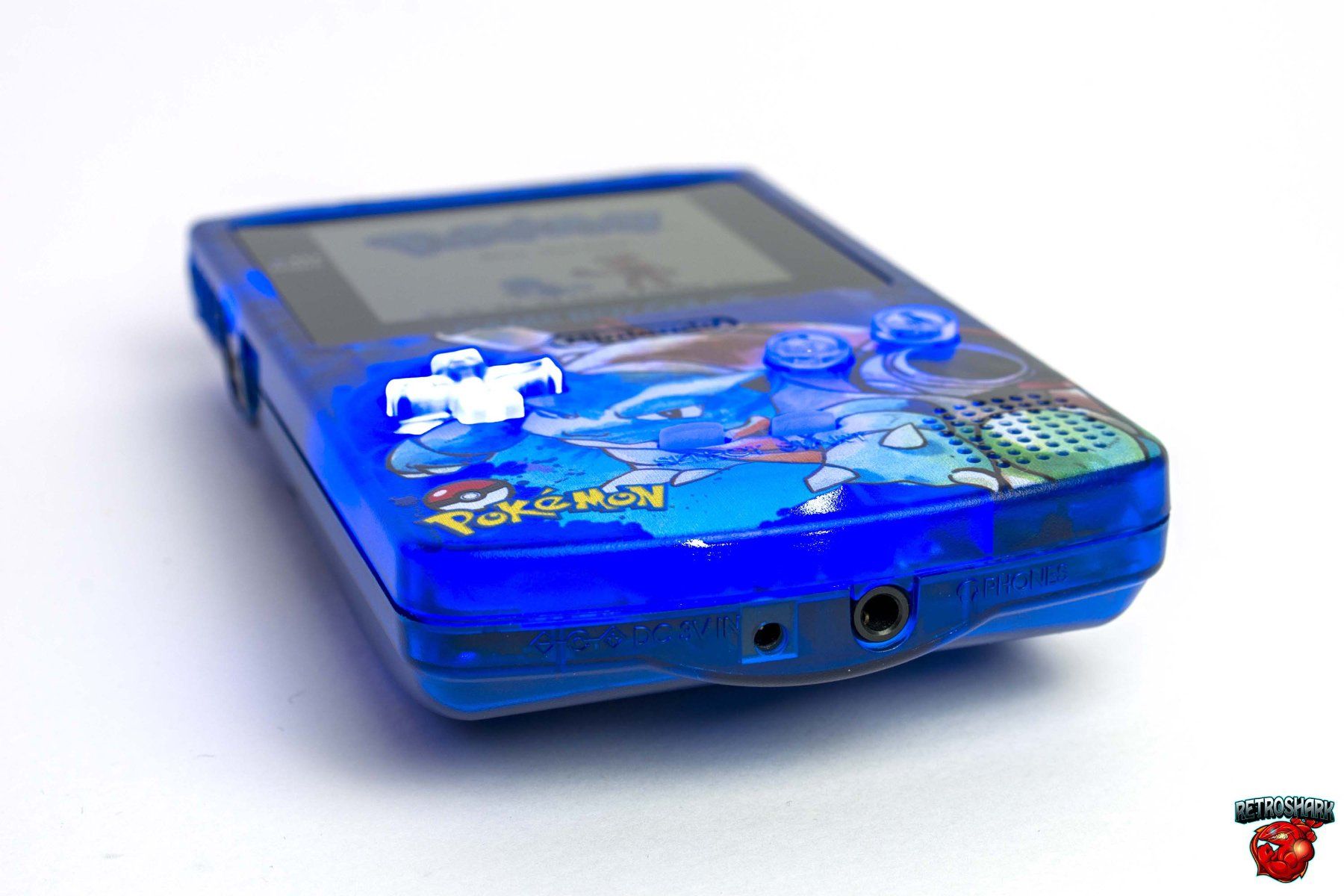 Nintendo Konsolen: GameBoy Color IPS Pokémon Blastoise Edition with LED Buttons – Gebraucht aus Savosa von  3