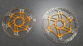 Hope Floating Disc Bremsscheiben-Set Orange (180mm & 203mm)