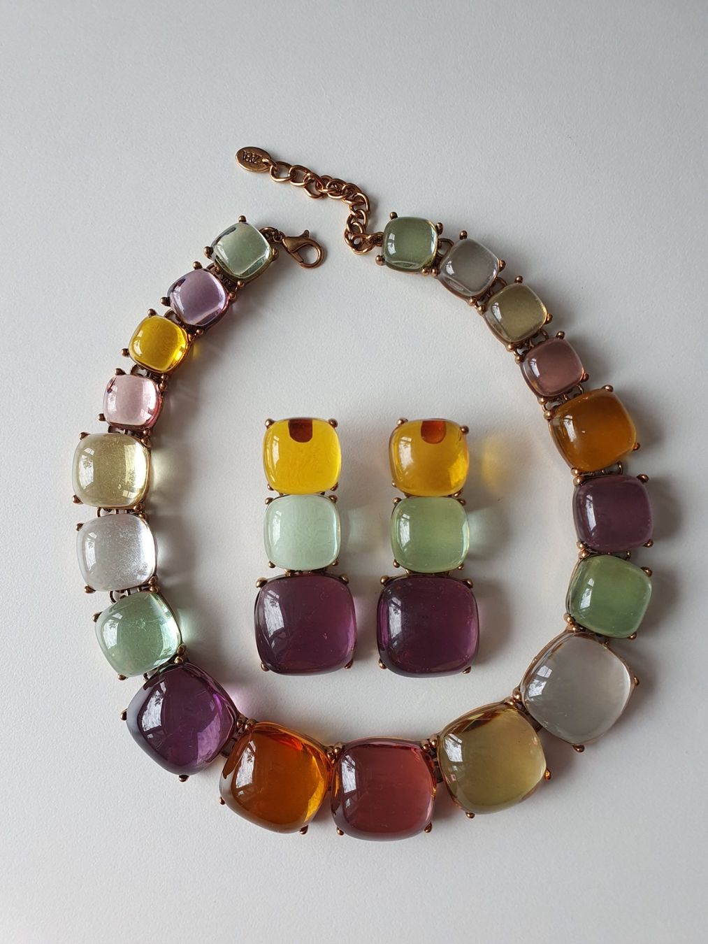 Zara Catenine: Zara Gem Kette Ohrringe set – Usato da Niederhasli venduto da zvb_fgn2 7