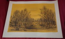 Original-Lithografie "Automne" von Jean Carzou (1960)65/120