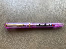 Swatch Marksman Kugelschreiber , body transparent pink