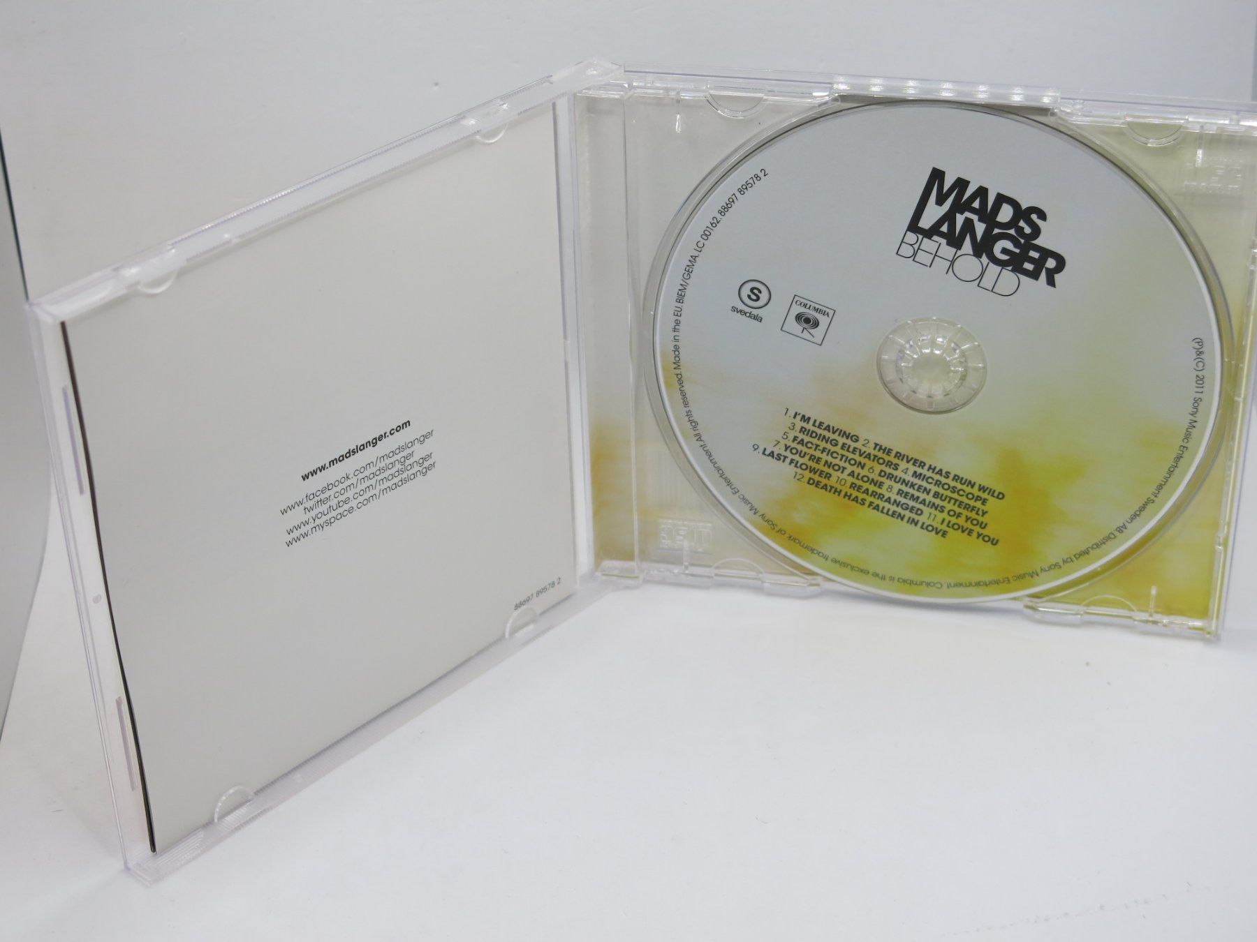 CD: CD Mads Langer – Behold – Usato da Ernetschwil venduto da luisvonerni 1