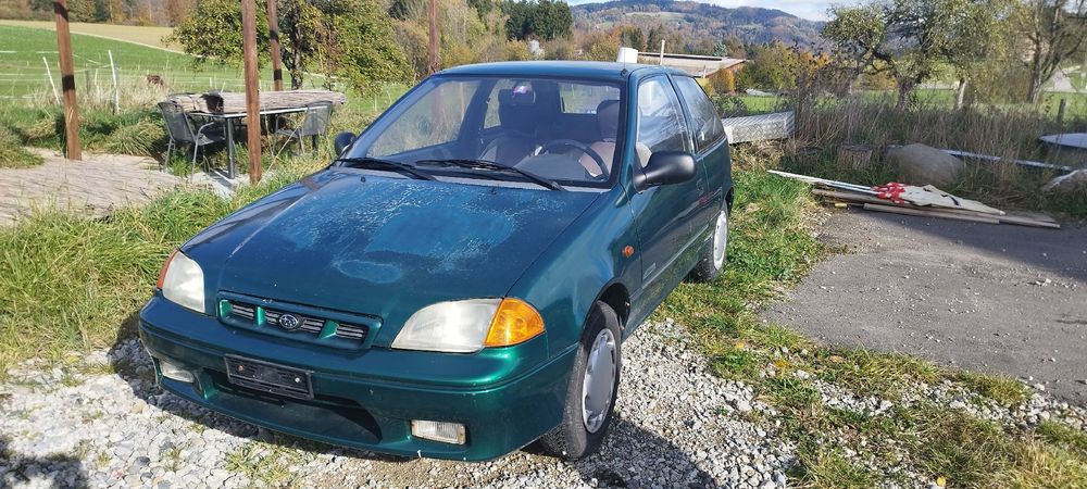 POLMOstrow Auspuff Mitteltopf Und Endtopf Für Subaru Justy 3 III
