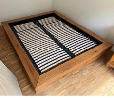 Interio Nova Bett aus Sumpfeiche