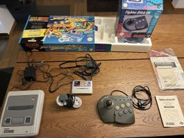Super Nintendo Street Fighter 2 Turbo komplett Box + Stick