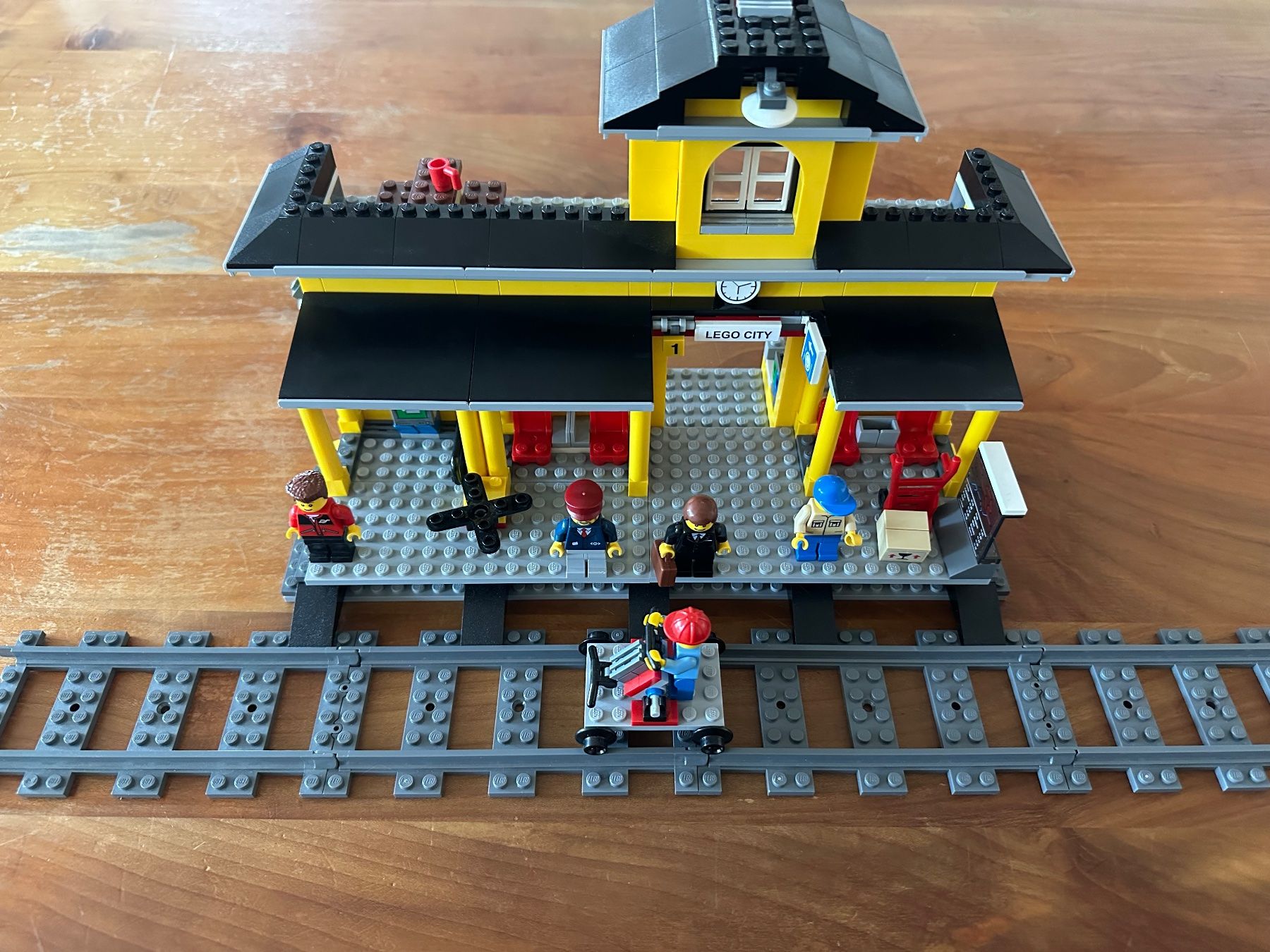 Lego Giocattoli: Lego City 7997 Bahnhof – Usato da Lanzenhäusern venduto da mfh05