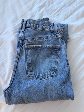 Zara Wide Leg Jeans mit Rissen Gr. 34