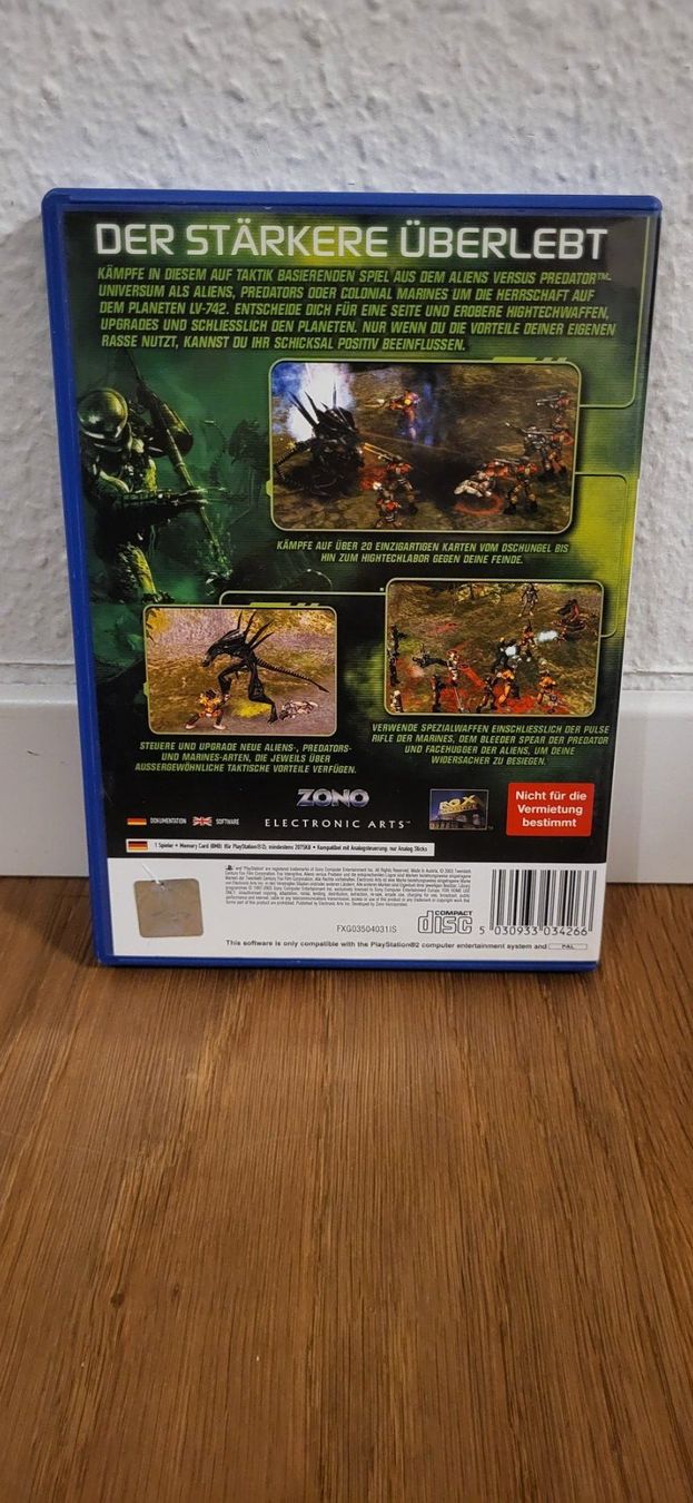 Sony Spiele: PS2 - Aliens versus Predator Extinction – Gebraucht aus Münsingen von Heroism2010 1